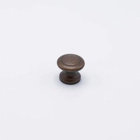 Pomello anticato tipo Small effetto rame diametro 32 mm x 27 mm profondità  in Pvc