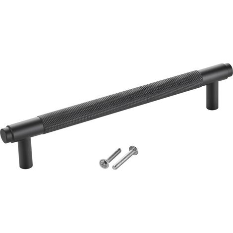 SOTECH Möbelgriff Bügelgriff Blackline VIII schwarz matt Schubladengriff Schrankgriff inkl. Schrauben - Bohrlochabstand (BA) 160 mm, 1 Stück