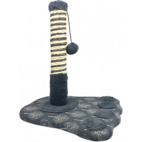 Tiragraffi Nobleza Zampetta 36 X 36 X 40 Cm Grigio Con Colonna In Sisal E Pallina (1/5)