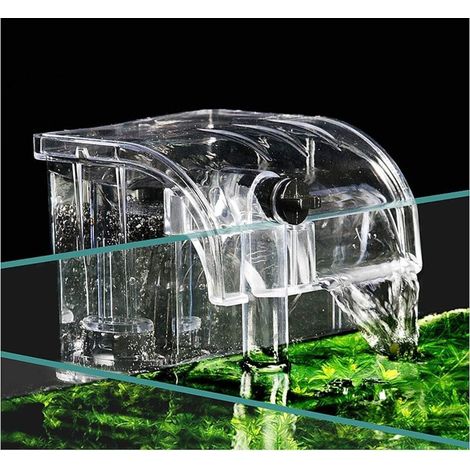 Filtre d'aquarium externe, pompe à air suspendue en cascade, filtre externe, débit 380 litres/heure (1/5)