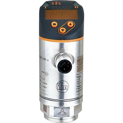 [NEUWERTIG] B-Ware Ifm Pn3092 Elektronischer Drucksensor Sensor M12 Analog 1 öffner 1 Schließer