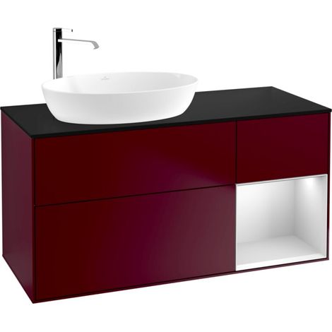 Villeroy & Boch F932MTHB Meuble sous-lavabo Finion F93 (1/2)