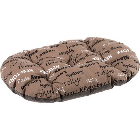 C Coussin en coton avec rembourrage doux. Diverses mesures.. Variante 65/6 - Misure: 65 x 42 cm - Marron
