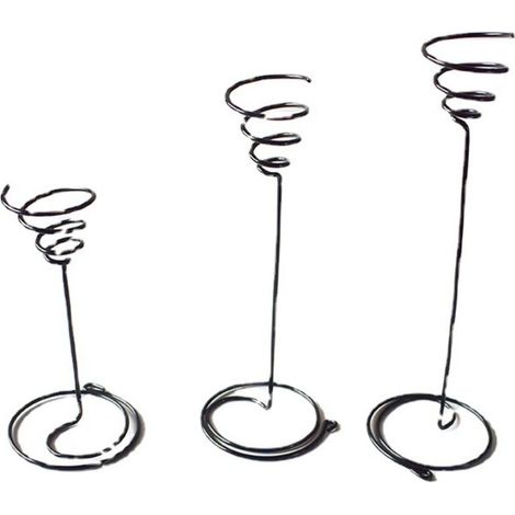 Lot de 6 supports de jardinière pour plantes aériennes, 3 tailles de conteneurs pour plantes aériennes, support Tillandsia pour afficher de petites plantes aériennes (1/5)
