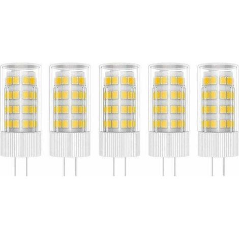 UlisemAmpoule LED x G4, 5 W, 51 LED SMD 2835, blanc chaud 3 000 K, équivalent à une ampoule halogène de 50 W, AC/DC 220 V (1/4)