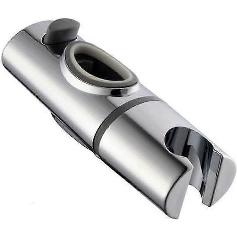 Barre de douche réglable en hauteur avec support coulissant de rechange, support de douchette pour barres de douche ovales (1/3)