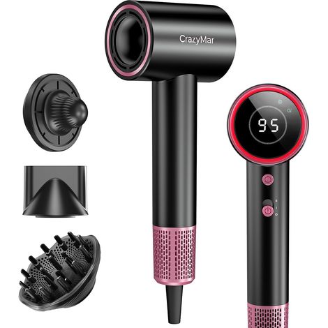Seche Cheveux Ionique,180 000 tr/min Seche Cheveux–Séchage 5X Plus Rapide,Léger (1/5)