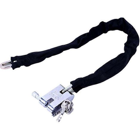 Câble antivol robuste en acier inoxydable tressé pour la sécurité à vélo en extérieur (60 cm) (1/4)