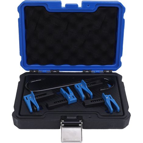 Ortviai Pince à Tuyaux de Frein avec Crochets pour Étriers – Kit de 6 Pièces (5/16", 3/8", 1/2") en Acier et ABS (1/5)