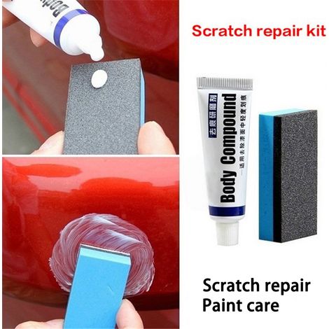 Kit de polissage auto – Cire de réparation des rayures pour voiture, outil de ponçage et lustrage, protection carrosserie, finition brillante (1/3)