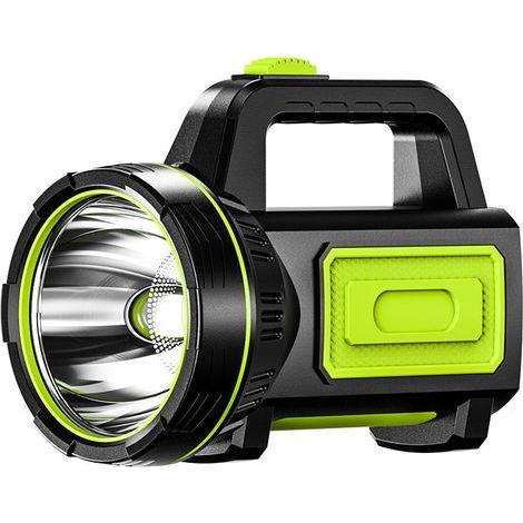 Projecteur d'extérieur à lumière forte, lampe de poche multifonctionnelle à LED, éclairage ultra longue durée,étanche,rechargeable, portable (1/5)