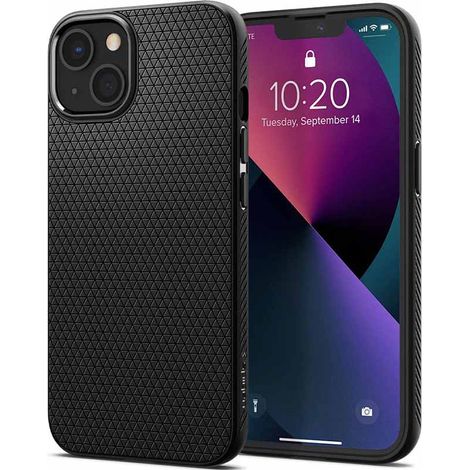 Spigen Liquid Air iPhone 13 mini matt schwarz (1/5)