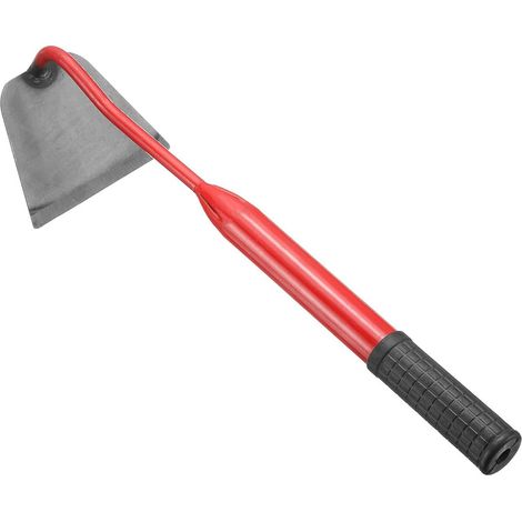 Houe de jardin en matériau très dur - votre outil le plus important pour un désherbage efficace et un nivellement du sol - équipée d'une poignée antidérapante. (1/4)