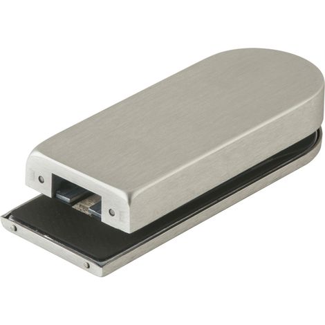 Dorma Glas Gegenkasten passend zu Studio Rondo Glastürschloss für Glastüren 8-10mm, Aluminium Edelstahl-Effekt (1/3)