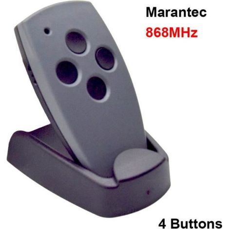 Télécommande Porte De Garage - 4 Boutons - Fréquence 868 3 Mhz - Compatible Modèles D302 D304 D382 D384 D313 D321 D323 - 1 Pièce