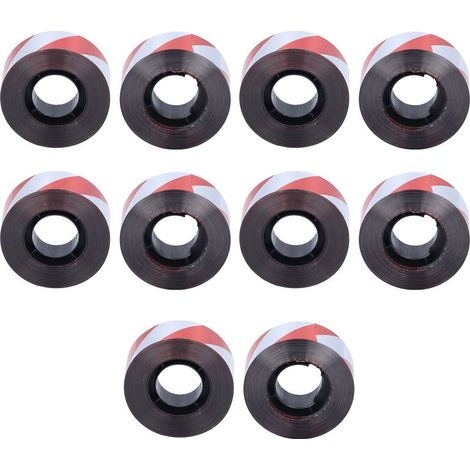 10 cintas reflectantes de 2,5 cm x 60 m, cinta disuasoria para aves, cinta repelente de doble cara para huertos, color rojo y plateado. (1/5)