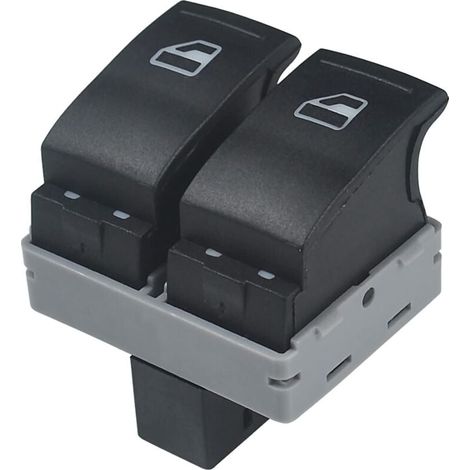 Interruptor de elevalunas eléctrico, botón del interruptor de elevalunas eléctrico 7E0959855A para Muvan T5 T6 2005-2009 lado del conductor (1/4)