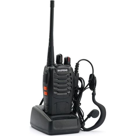 Trade Shop - BF-888S PROFESSIONELLER TRAGBARER TRANSCEIVER UHF VHF 2W RADIO WALKIE-TALKIE - (1/2)