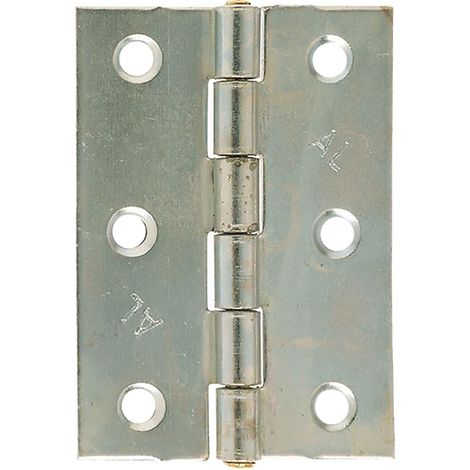 CERNIERA ACCIAIO ZINCATO ART.838 mm  38 x 35- 24 pezzi  - ALDEGHI LUIGI