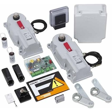 FAAC POWER KIT 106747445 770n 24v Automazione Cancello Ante Battenti Interrato (1/10)