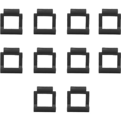 10 Pièces Support de Fixation PCIe vers USB 3.0, Attaches en Plastique Rigide Durable pour Carte Riser, Noir (1/5)