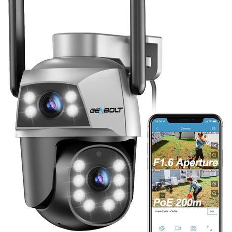 PTZ Caméra Surveillance Extérieur avec PoE, 2.4 (1/5)