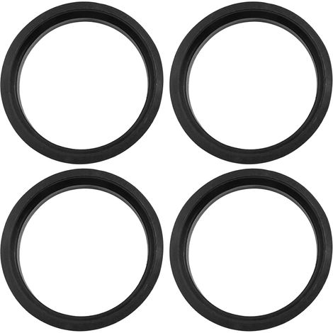 Moyeu Roue Auto Bague De Centrage Noir Plastique Diamètre Intérieur 57,1 Mm, Diamètre Extérieur 66,6 Mm (1/5)