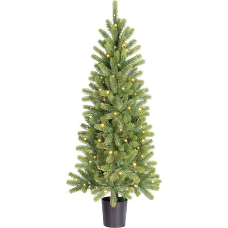 Black Box Trees sapin de Noël artificiel Blanc chaud H120xl60xL60cm (1/5)