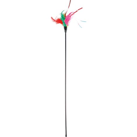 Jouet Plumes sur Baguette pour Chat 48 cm