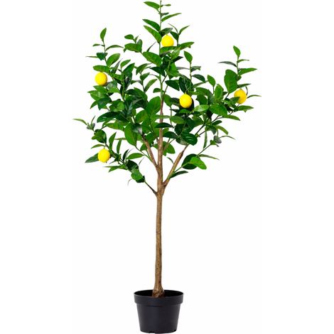 Citronnier Artificiel 150 cm avec Citrons Jaunes Plante Décorative pour Salon et Bureau - PANGIVO (1/5)
