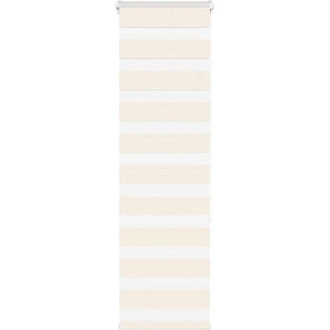 Doppelrollo Marmorbeige 50x150 cm Stoffbreite 45,9 cm Polyester