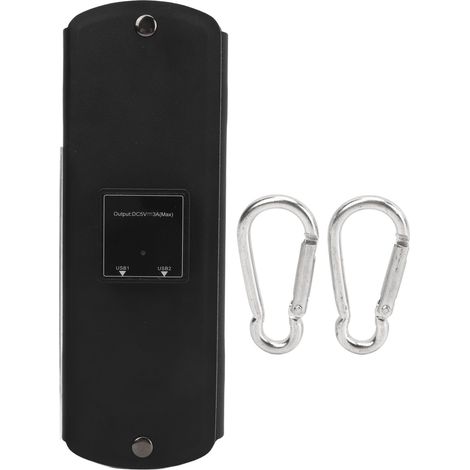 16W Panneau Solaire Pliable Double USB Chargeur Portable Repliable pour Téléphone Voiture Voyage Extérieur (1/5)