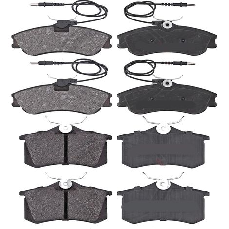 KIT PASTIGLIE FRENO ANTERIORI E POSTERIORI compatibile con PEUGEOT PARTNER ORIGIN CASSONE/LIMOUSINE SPAZIOSA (G) / PASTIGLIE FRENANTI AUTO OEM 37016 37152 37272,13.0460-2820.2 13.0460-2823.2 / SOST