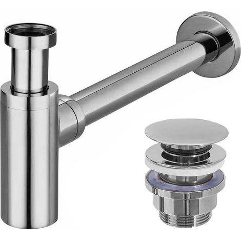 SIFONE PER LAVABO KLIK-KLAK UNIVERSALE CHROME