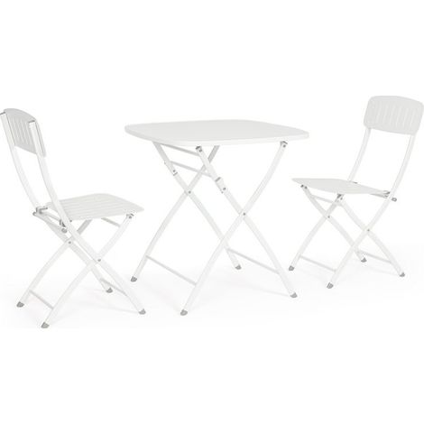 Set per Esterno Bizzotto Bistrot Yvonne Bianco - 3PZ - 803566 (1/5)