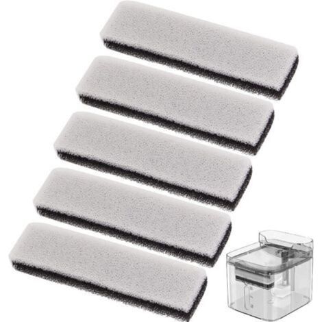 Pet water fountain filter, compatible with the Poweka NPET WF020 water fountain, replacement filter for cat and dog water fountains