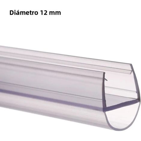 Joint d'étanchéité portable D-12mm pour porte/fenêtre de douche, matériau PVC anti-collision transparent, étanche. (1/5)