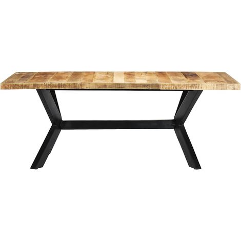 Maison Exclusive - Tavolo da Pranzo 200x100x75 cm in Legno Massello di Mango (1/5)