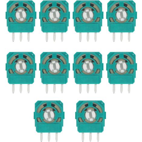 10x Potentiomètre de Commande Joystick avec Micro-interrupteur de Remplacement pour Réparation (1/5)