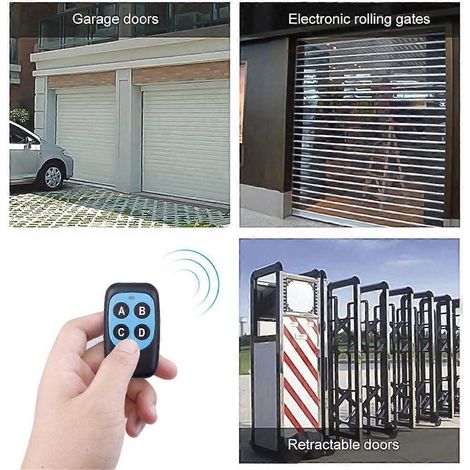 Duplicateur de télécommande rouge 250-868 MHz pour ouvre-porte de garage (1/5)