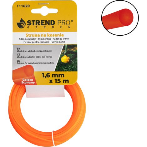 Trimmerfaden Golden Economy 1,6 mm, L-15 m, rund