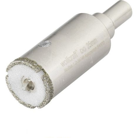 Broca de diamante de cerámica WOLFCRAFT 5924000 Ø25 mm cola Ø10 mm