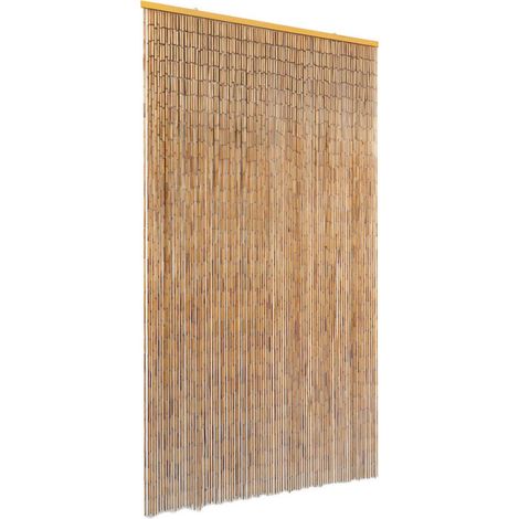 Cortina de puerta contra insectos Bambú 100 x 200 cm DEC022197