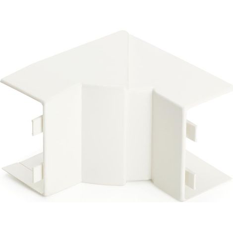 REHAU ANGLE INTERIEUR VARIABLE POUR MOULURE AXIS MINI 32X16 PVC BLANC