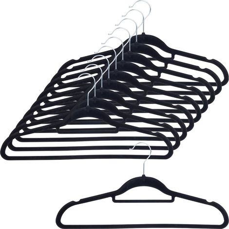 Cintres pivotants noirs, lot de 10. (1/5)