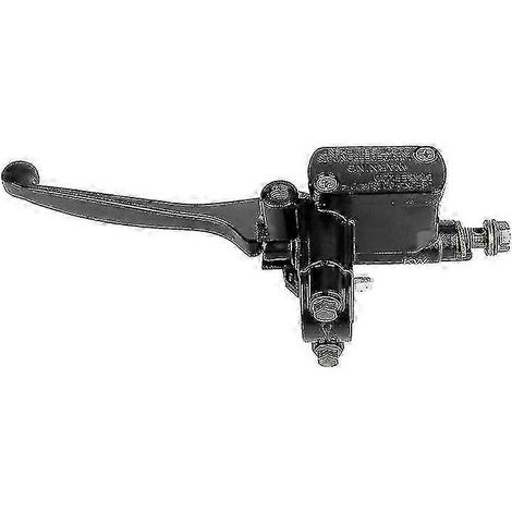Maître-cylindre de frein universel 22 mm pour moto, levier de guidon, embrayage hydraulique, compatible avec Honda, Yamaha, Kawasaki et Suzuki (gauche) (1/5)