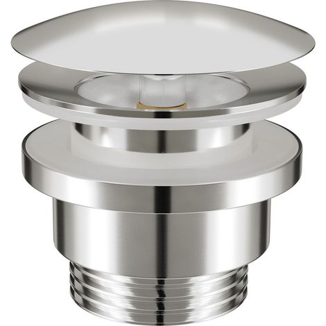 BERNSTEIN - Valve d'évacuation Acier inox Chrome Ø67mm Système Bonde d'évacuation pour lavabos sans trop plein - FLOWTEC