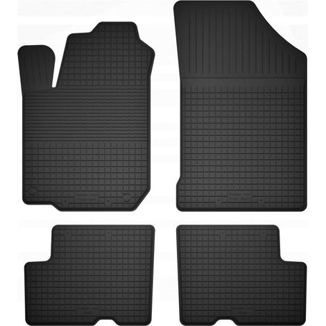 Tapis de sol en caoutchouc, lot de 4, universels pour : Dacia Duster II 4WD SUV (2018-)