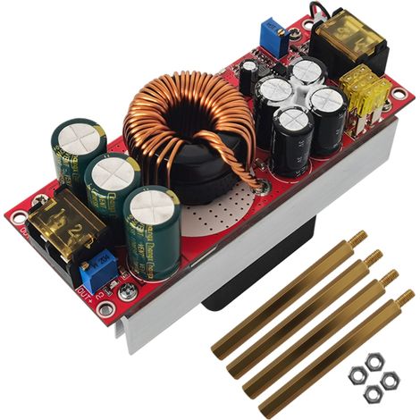 Module de suralimentation à courant constant non isolé de 1500 W, tension d'entrée CC 10-60 V, courant d'entrée constant de 0,8 à 20 A, protection contre la décharge profonde de la batterie, fonction  (1/5)