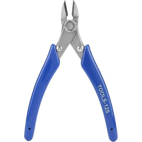 Ensemble de pinces électroniques - WEL-125 - Pince coupante latérale multifonction - Bleu (1/4)